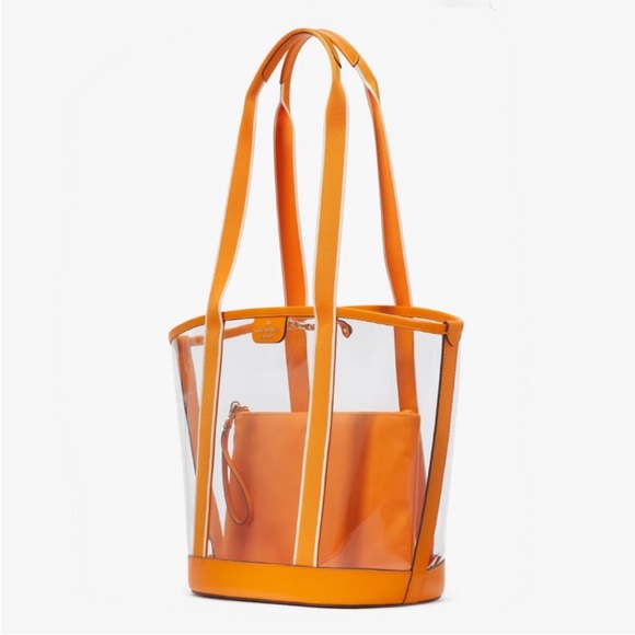 ♠️kate spade Clare See Through Tote, Turmeric Root Multi NWT